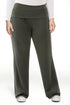 No Boundaries Ruched Foldover Flare Pants, Women’s | WTWL194XA