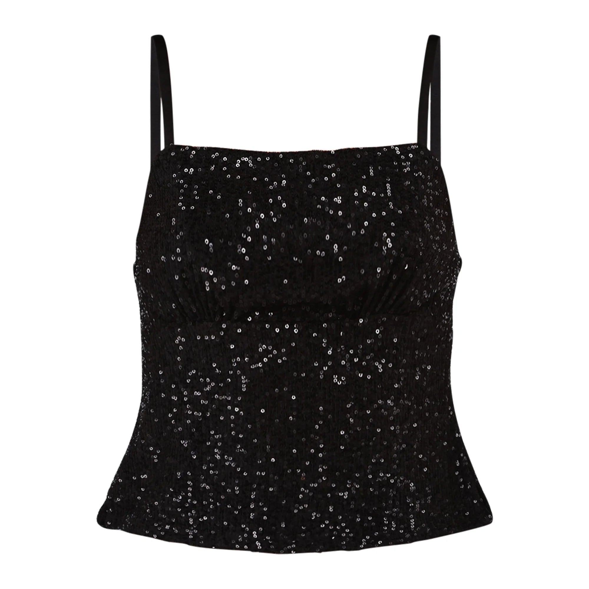 No Boundaries Sequin Cami Top, Women's and Women’s Plus | WTWL198XB