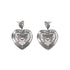 No Boundaries Silver-Tone Heart Earrings, Women’s  |  WTWL297XA
