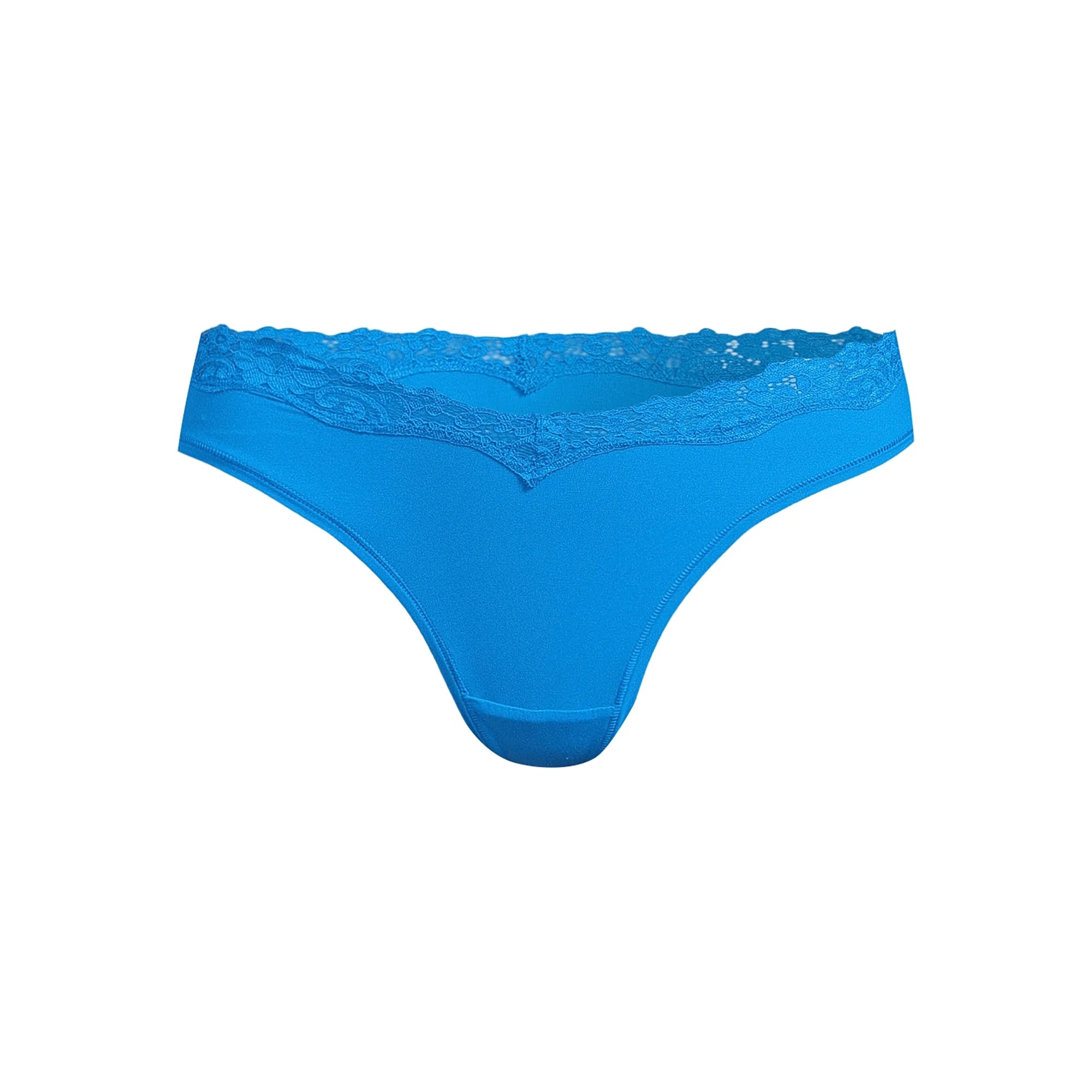 No Boundaries Thong Panty with Lace, Trim Women’s and Women’s Plus | WTWL156XA