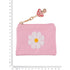 No Boundaries Women's Pink Daisy Coin Bag with Mushroom Charm  |  WTWL336XA