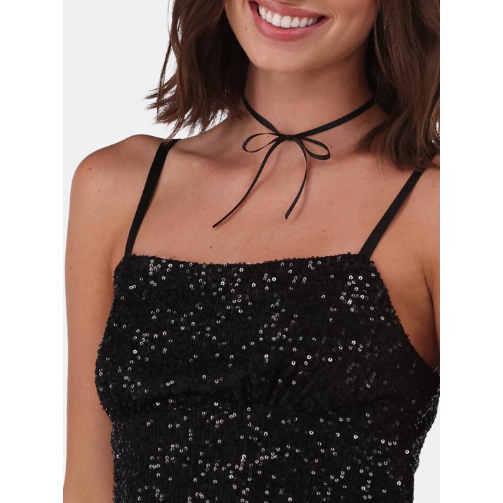 No Boundaries Sequin Cami Top, Women's and Women’s Plus | WTWL198XB