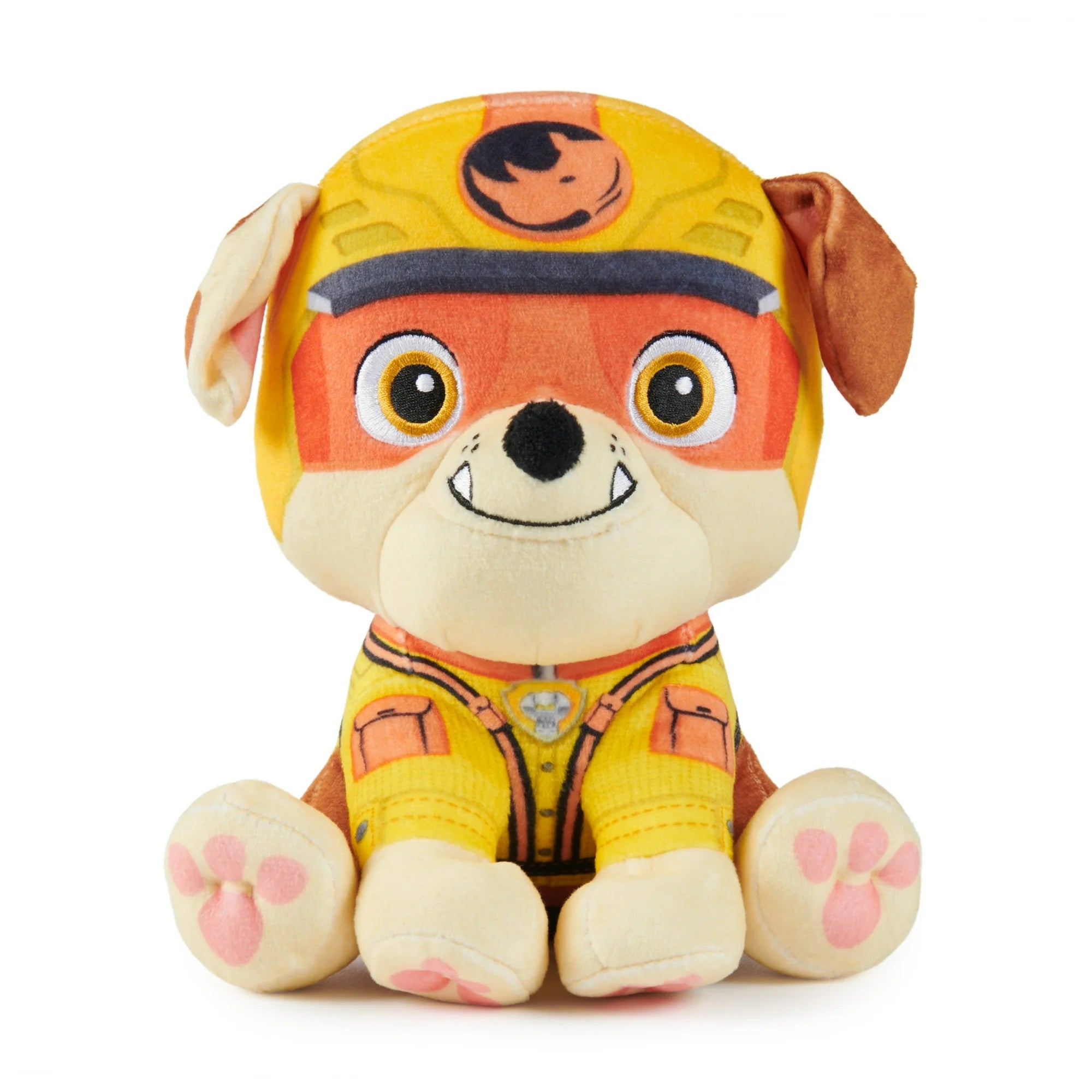 PAW Patrol Jungle Pups, Rubble 8-Inch Plush Toy  |  WTWL1052XA