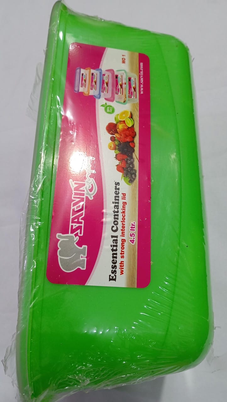 Top Quality 5in1 Essential container set Plain, Green l SVN17a