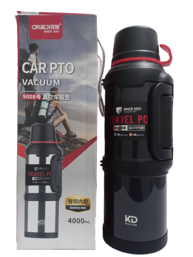 Okadi 48Hours Thermos 4L Travel Pot Flask | PLG8a