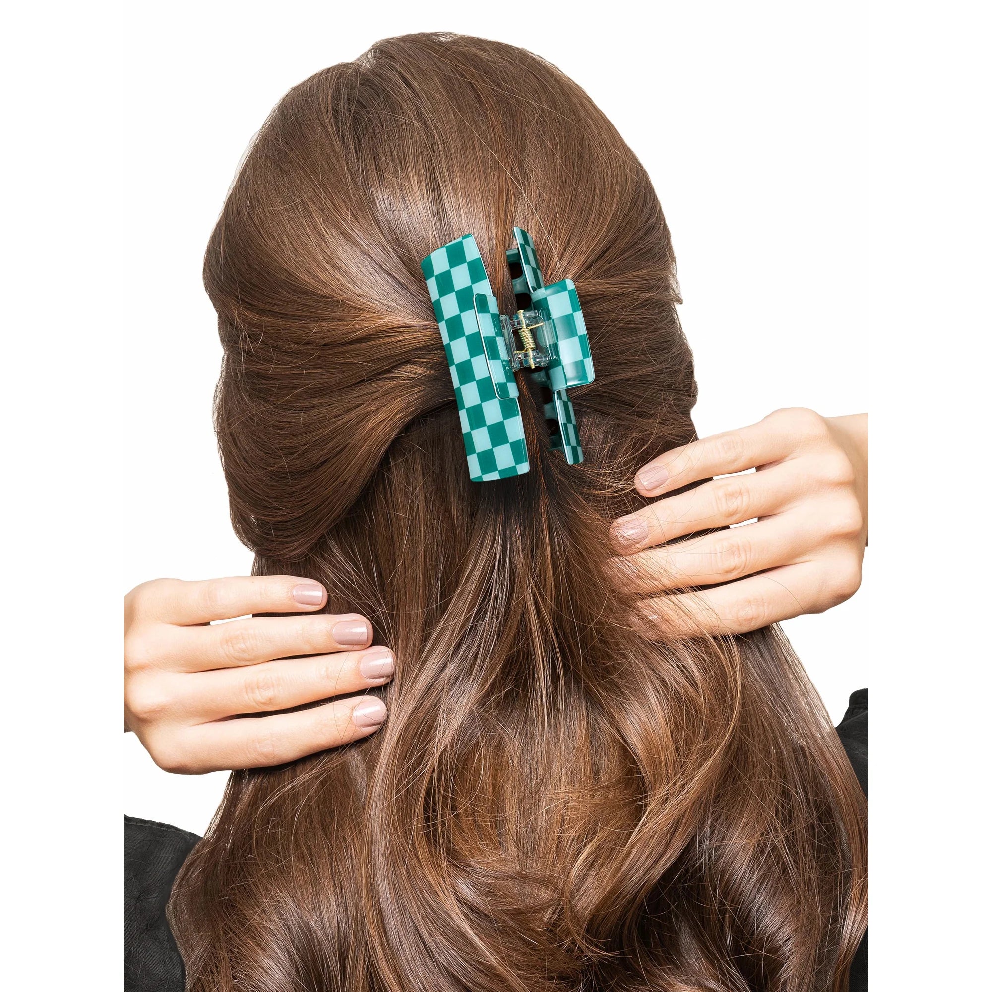 Packed Party Check This Checkered Claw Clip | WTWL395XA