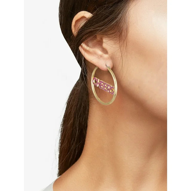 Packed Party Cheers Hoop Earrings | WTWL388XA