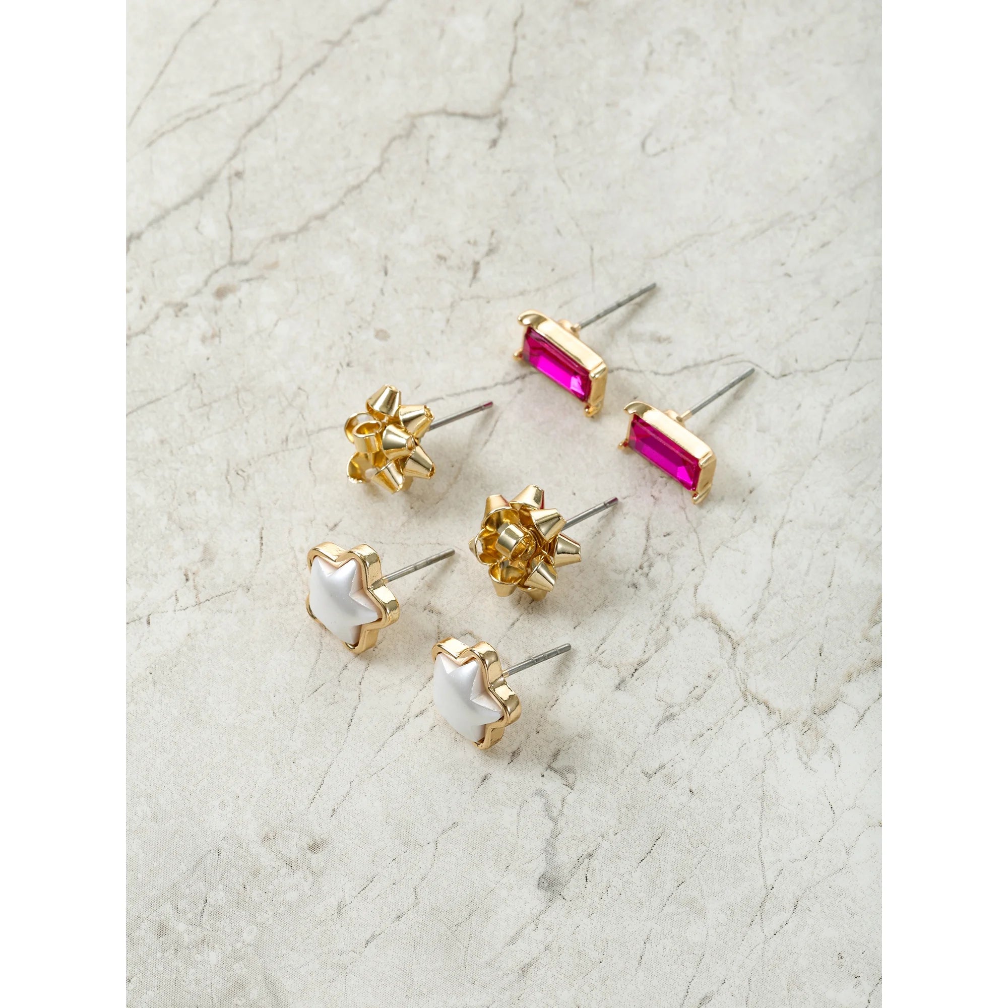 Packed Party Christmas Tree Ornament Earring Set | WTWL403XA