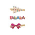 Packed Party Fa La La Hair Clips, Set of 3 | WTWL404XA
