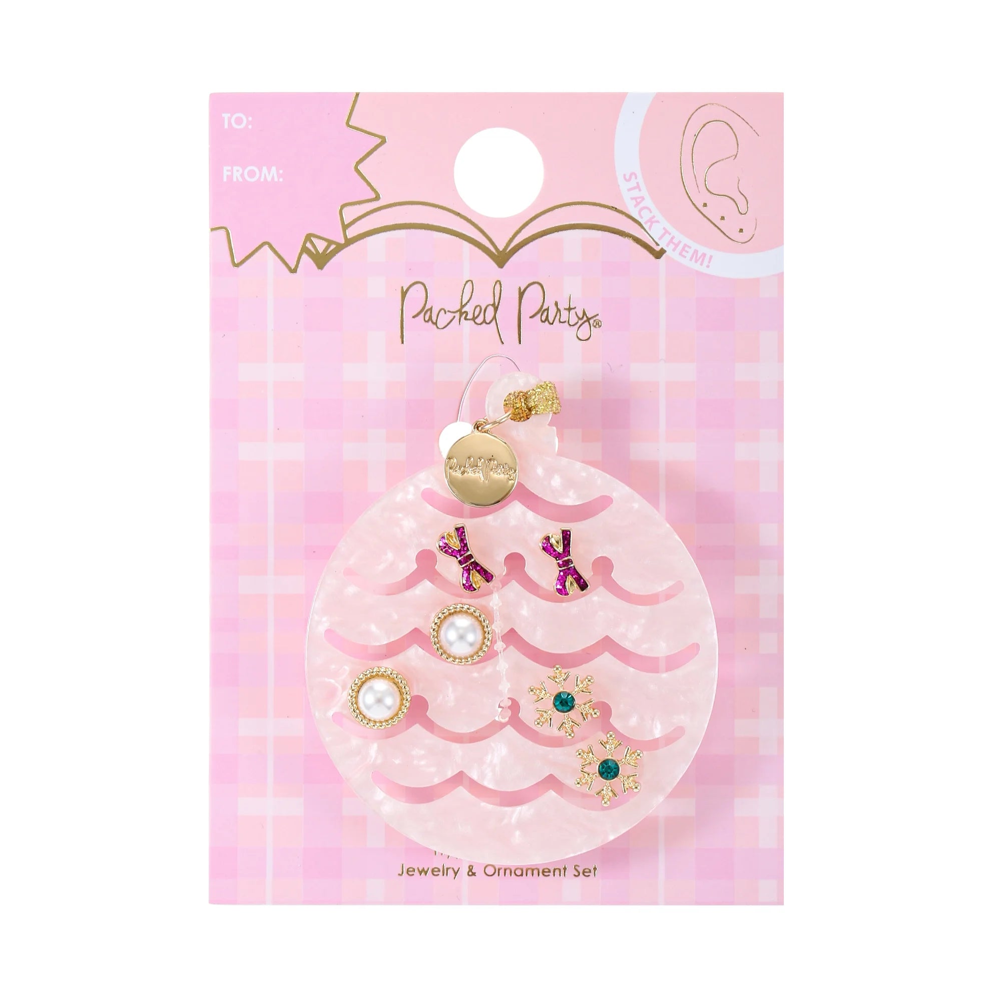 Packed Party Ornament Earring Gift Set | WTWL389XA