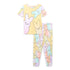 Peeps Girls Cotton Short Sleeve Top with Pants, 2-Piece Pajama Set, Sizes 4-10  | WTWL948XA