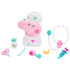 Peppa Pig Checkup Case Set with Carry Handle, 8-Piece Doctor Kit for Kids with Stethoscope Baby and Toddler Toys | WTWL643XA