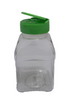 Transparent 300ML Square Pet Spice Bottle for Versatile Packaging, Cover Sold Separately (Pack of 50 pieces) | KPT57a