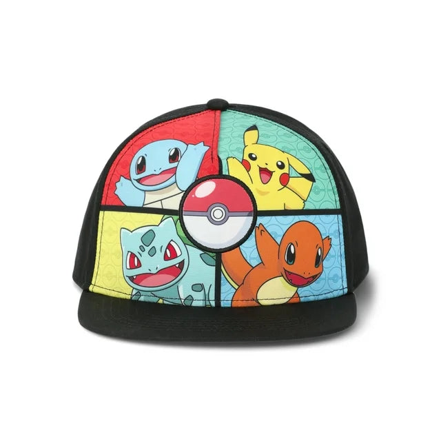 Pokemon Boys Character Snapback Hat, One Size Fits Most | WTWL348XA