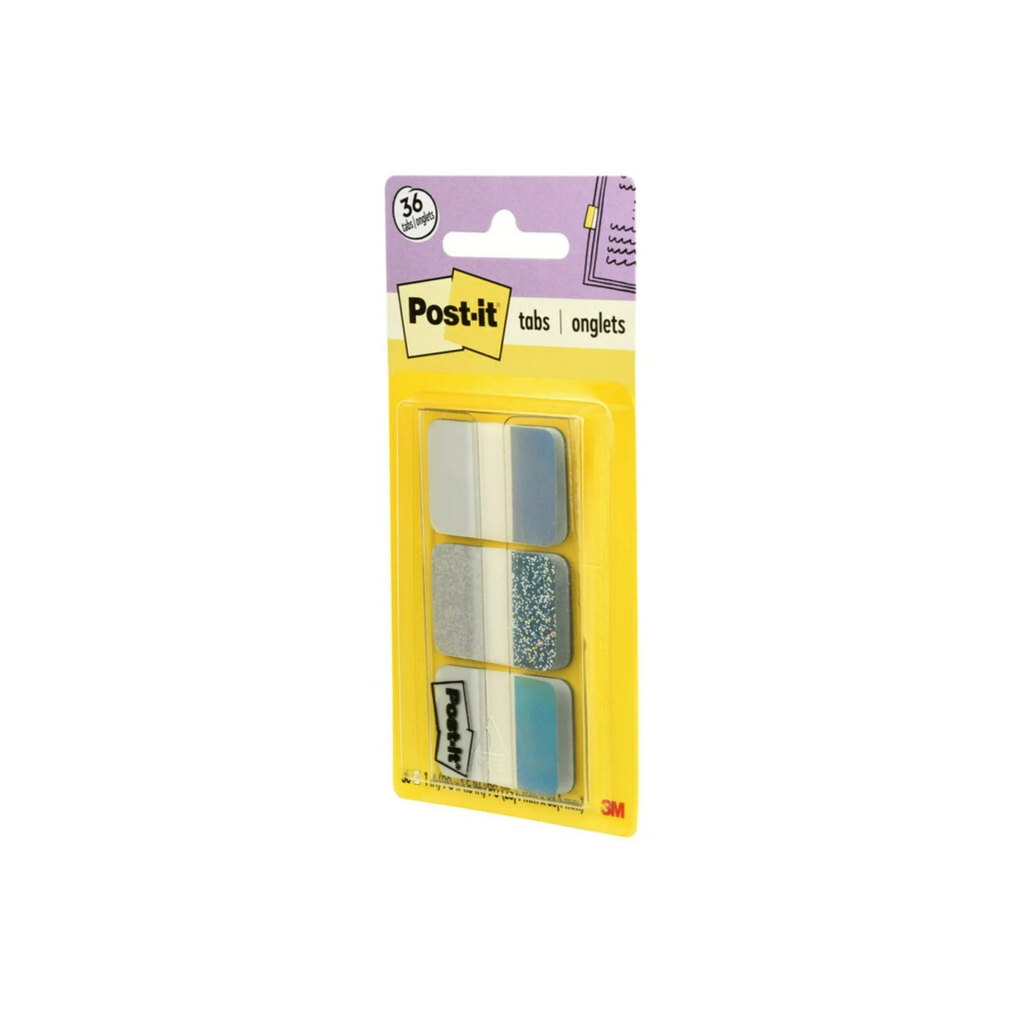 Post-it Foil Tabs, Assorted Iridescent Colors, 1 in x 1.5 in, 36 Tabs | WTWL466XA