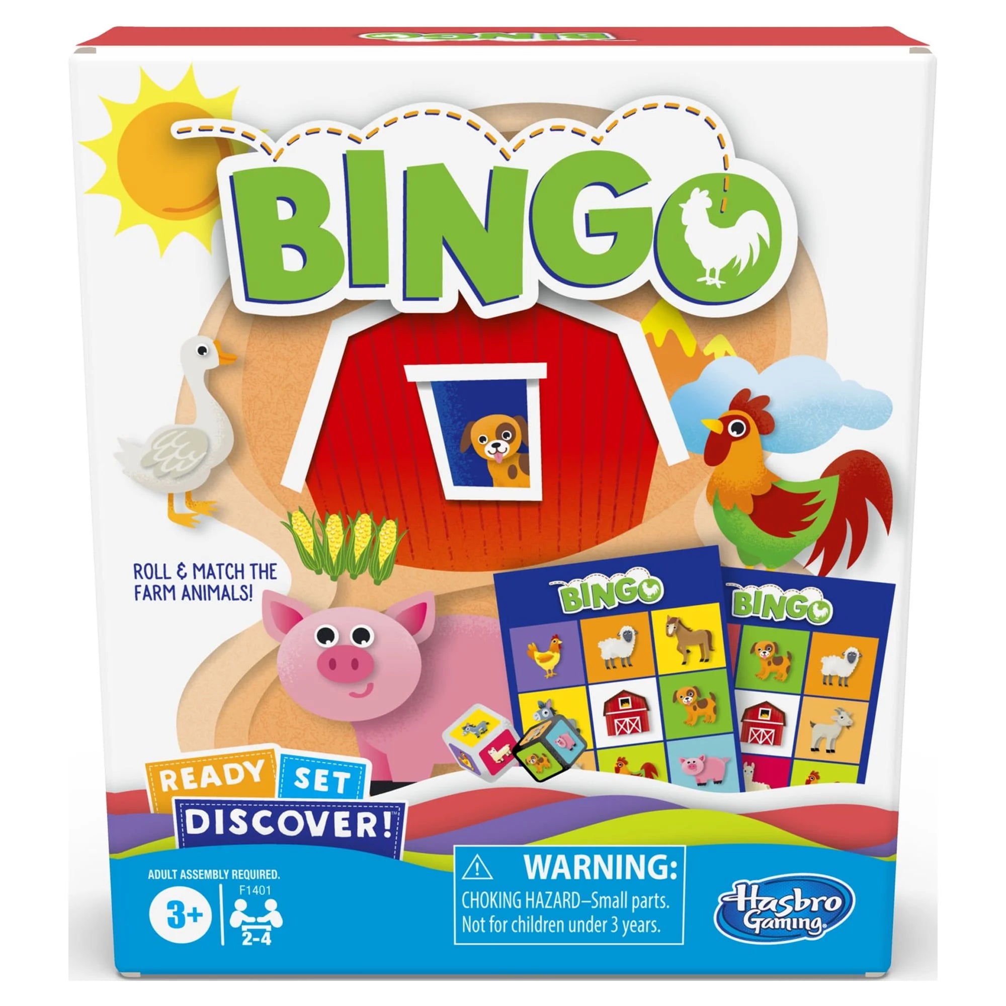 Ready Set Discover Bingo Game for Kids Ages 3+, Game for 2-4 Players   |  WTWL1006XA