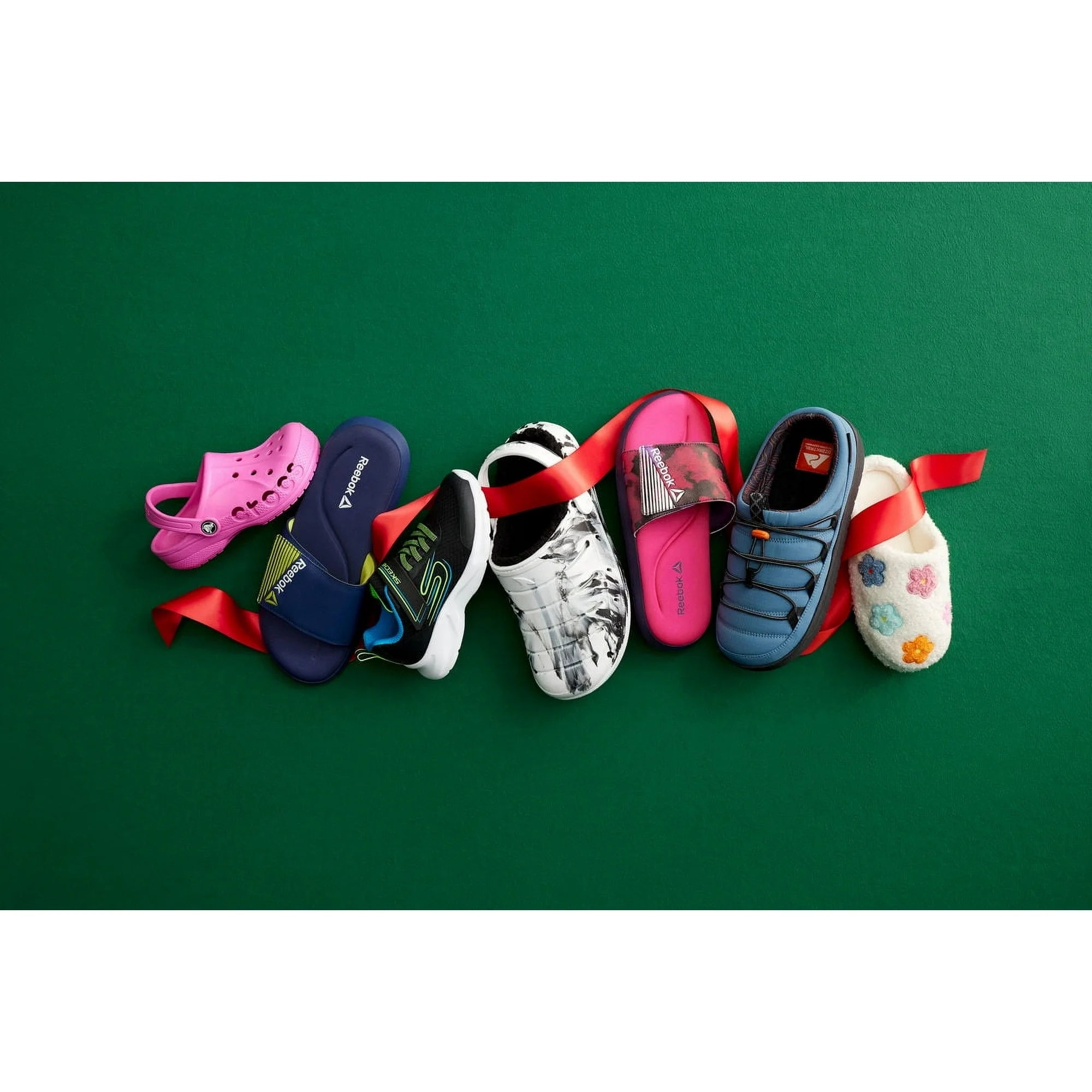 Reebok Women’s Adjustable Memory Foam Slides |  WTWL456XA