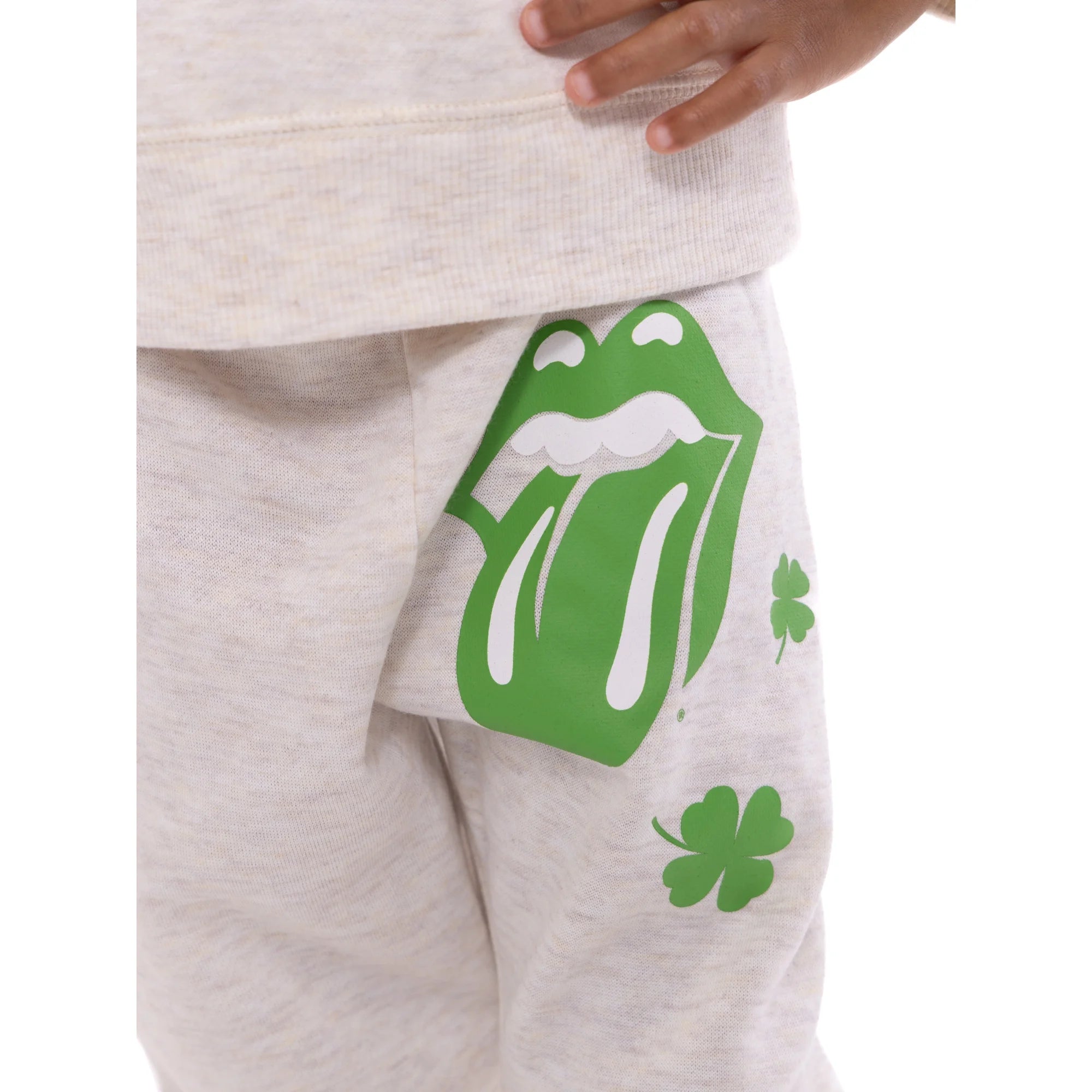 Rolling Stones Toddlers' St. Patrick's Day Graphic Sweatshirt and Jogger Pants Set, 2-Piece, Sizes 12M - 5T | WTWL649XA