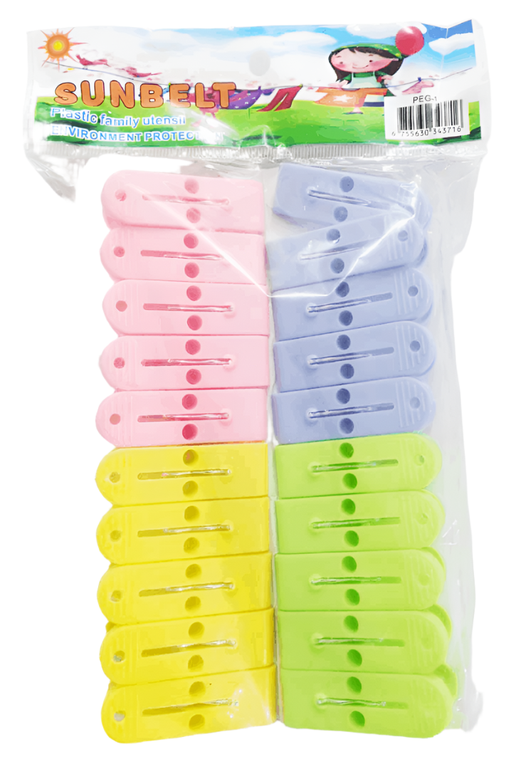 Baby Peg Clip for Clothes Drying Clip, 20 pieces per Pack | SBB15a