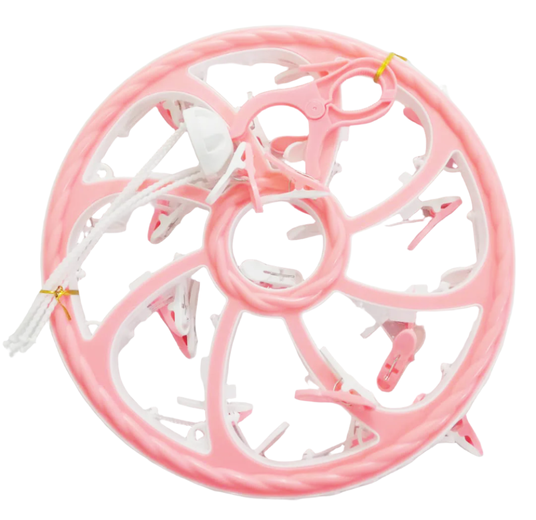 Heavy Duty Round Plastic Baby Clothes Drying Hanger | SBB5b