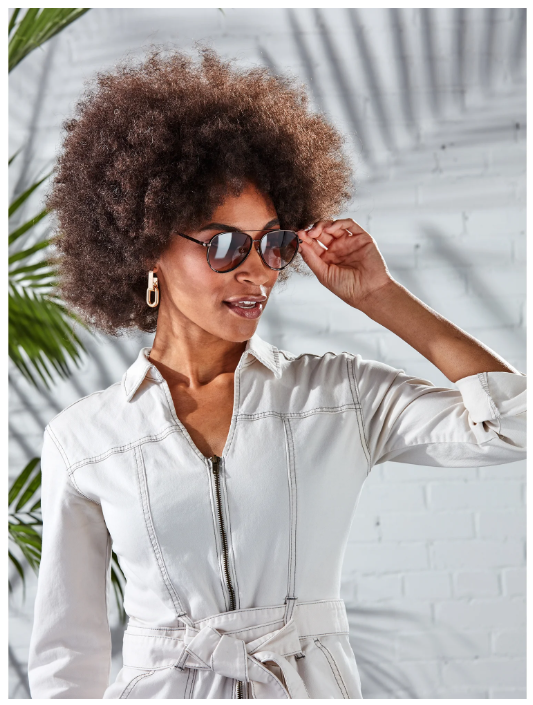 Foster Grant Premium Women's  Aviator Fashion Sunglasses, Bronze P03 |  WTWL120XC