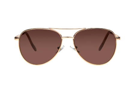 Foster Grant Premium Women's  Aviator Sunglasses, Gold P05 | WTWL120XE
