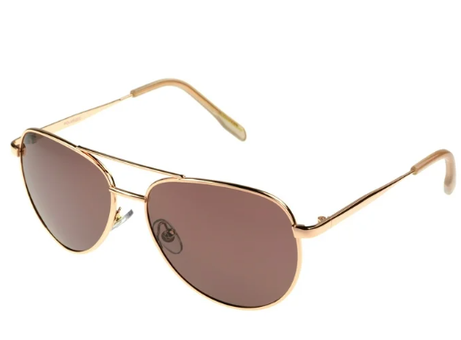 Foster Grant Premium Women's  Aviator Sunglasses, Gold P05 | WTWL120XE