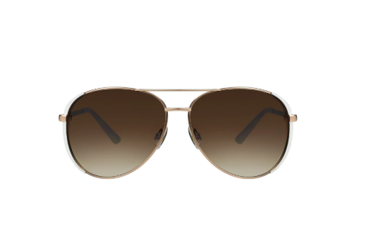 Foster Grant Women's  Aviator Fashion Sunglasses, Gold I04 | WTWL259XA