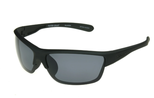 Foster Grant Men's Blade Fashion Sunglasses Black LL02 | WTWL262XA