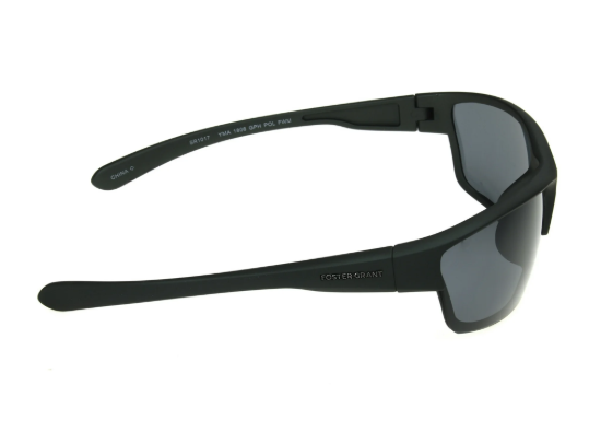 Foster Grant Men's Blade Fashion Sunglasses Black LL02 | WTWL262XA