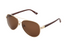 Foster Grant Men's Premium Polarized Aviator Fashion Sunglasses, Gold BB07 |  WTWL120XB