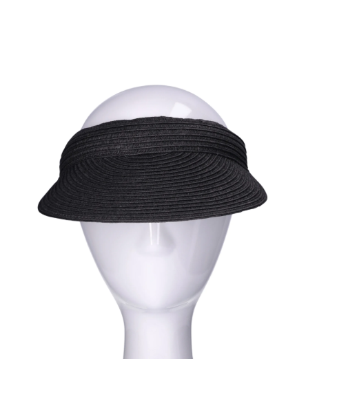 Time and Tru Women's Flat Visor Hat, Black | WTWL211XB