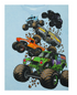 Monster Jam Toddler Short Sleeve Crewneck Tee | WTWL8XA