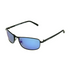 Foster Grant Men's Single Bridge Fashion Sunglasses, Black Blue LL03 | WTWL215XA