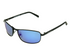 Foster Grant Men's Single Bridge Fashion Sunglasses, Black Blue LL03 | WTWL215XA