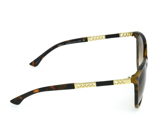 Foster Grant Women's Rectangle Fashion Sunglasses Tortoise J01 |  WTWL13XA