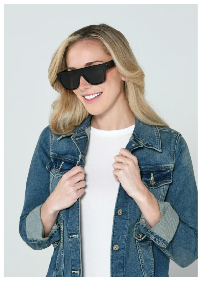 Foster Grant Women's Oversized Fashion Sunglasses Black T05 | WTWL16XA