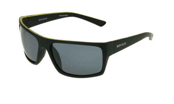 Body Glove Mens Wrap Black Adult Sunglasses BG08 | WTWL28XA