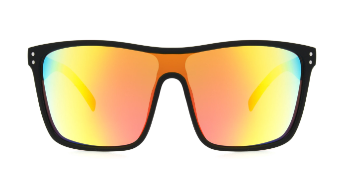 Panama Jack Mens Shield Black Adult Sunglasses MM02 | WTWL24XA