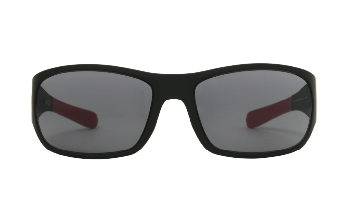 Chaps x Foster Grant Men's Wrap Fashion Sunglasses Black CH05 | WTWL21XA
