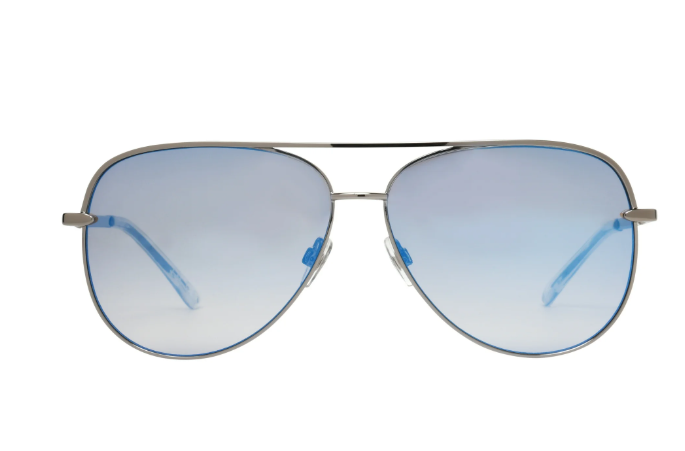 Foster Grant Cali Blue Trend Men's Aviator Sunglasses, Gunmetal XG04 | WTWL29XA