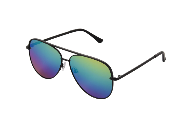 Foster Grant Cali Blue Trend Men's Aviator Sunglasses, Black XG20 | WTWL30XA