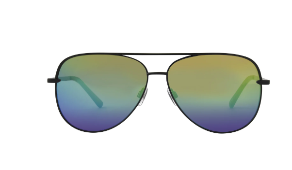 Foster Grant Cali Blue Trend Men's Aviator Sunglasses, Black XG20 | WTWL30XA