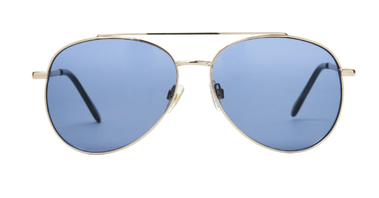 Time and Tru Women's Aviator Teal Sunglasses, U01 | WTWL39XA