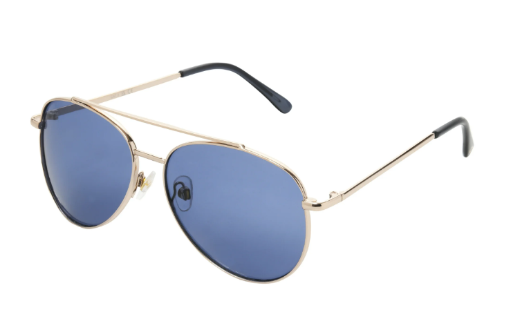 Time and Tru Women's Aviator Teal Sunglasses, U01 | WTWL39XA