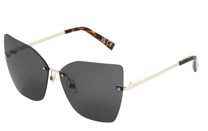 Time and Tru Women's Cateye Gold Sunglasses, U02| WTWL41XA