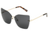 Time and Tru Women's Cateye Gold Sunglasses, U02| WTWL41XA