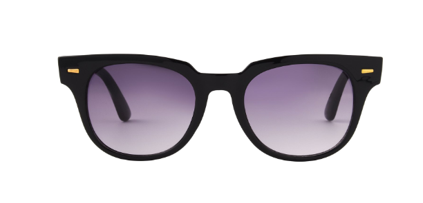 Foster Grant Women's Cali Blue Square Sunglasses, Black XG10 | WTWL46XA