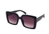 Women's Oversized Square Full Rim Sunglasses with Black Frames and Smoke Lenses XG13P34| WTWL50XA