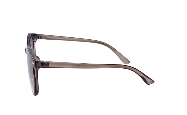 Women's Round Full Rim Sunglasses with Gray Frames and Smoke Lenses XG14P34| WTWL51XA